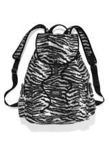 Victoria&#39;s Secret PINK Zebra Large Backpack Travel Book Bag *RARE* - $129.00