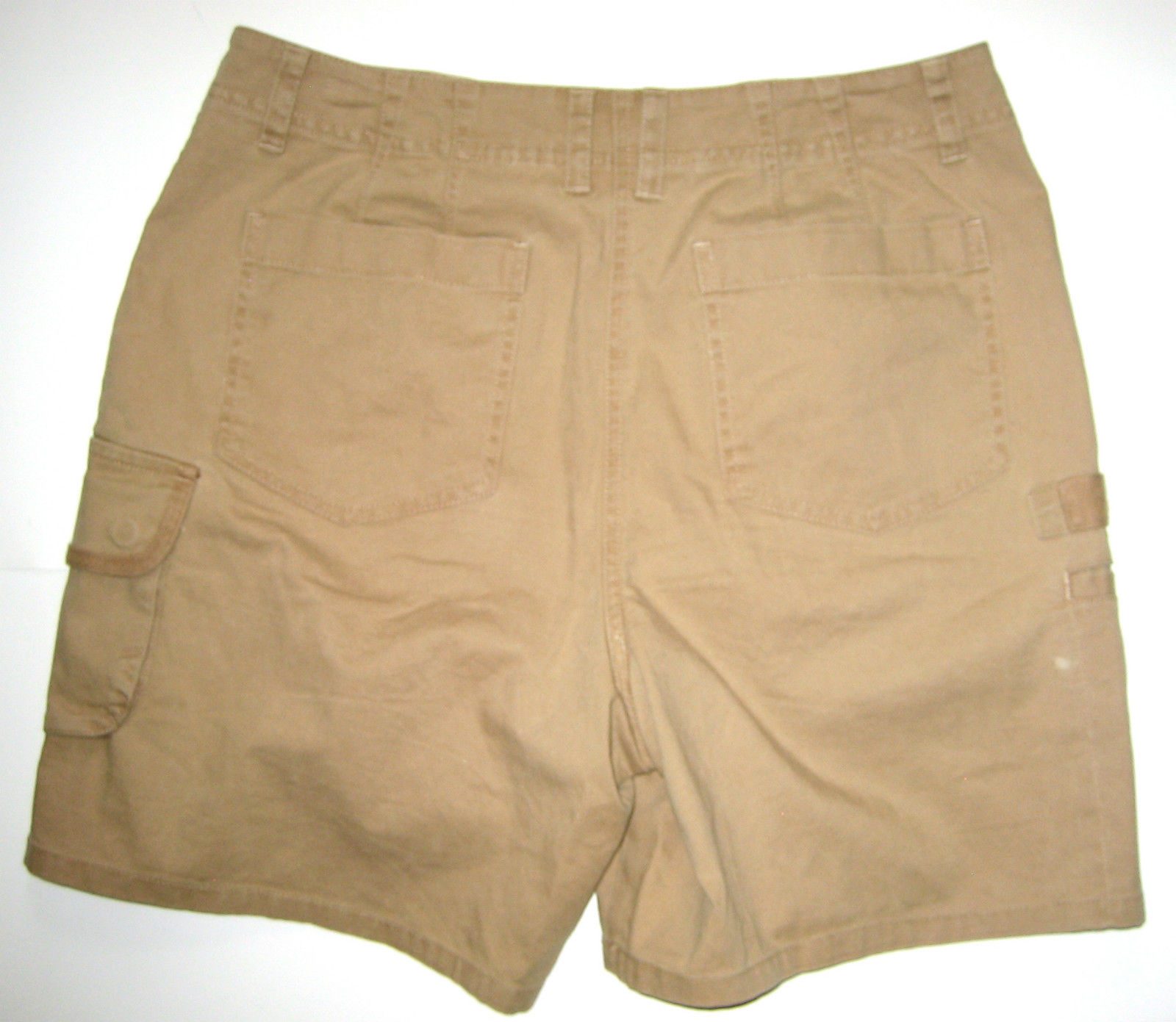 TALBOTS Stretch Size 12 Khaki Cargo Shorts Women's Pants