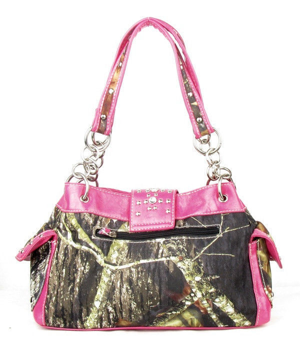 Western Belt Buckle Purse Camouflage Handbag Mossy Oak Camo Handbags