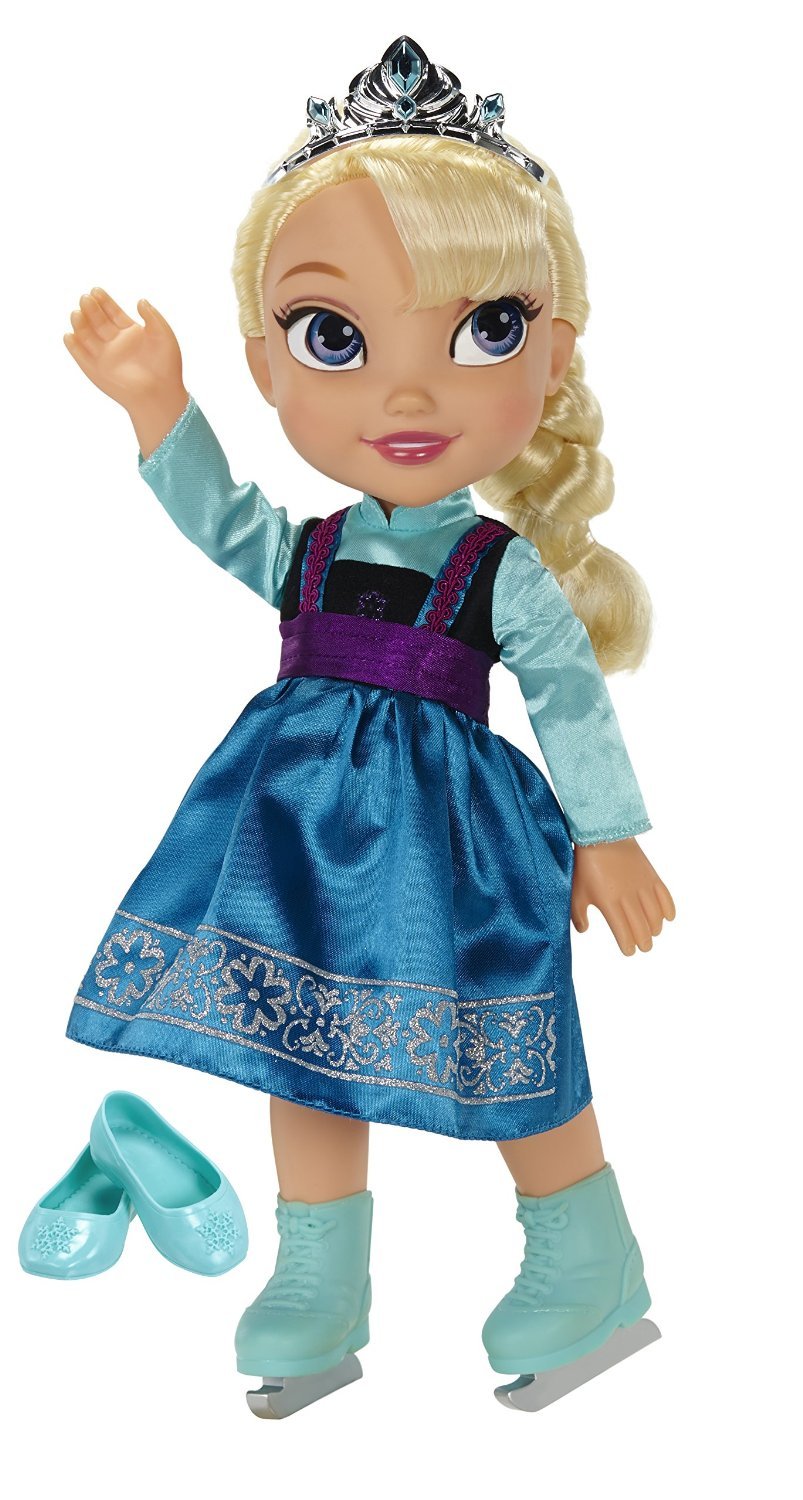 Ice Skating Princess Elsa Frozen Toddler Doll Disney, 3+ Years - Disney