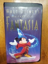 WALT DISNEY'S FANTASIA MASTERPIECE VHS 1991 Christmas Lead 08/20/91