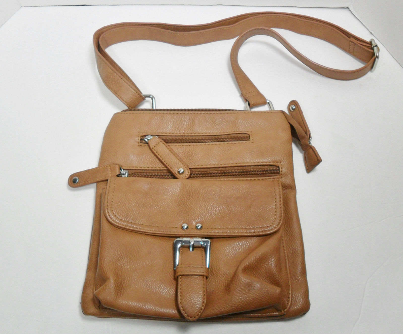 Women S Naturalizer Brown Tan Crossbody And 50 Similar Items Women S Naturalizer Brown Tan Crossbody Organizer Handbag Purse Adjule Strap