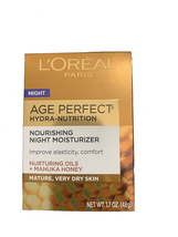 L&#39;OREAL Paris Age Perfect Hydra-Nutrition Nourishing Night Moisturizer 1... - $12.87