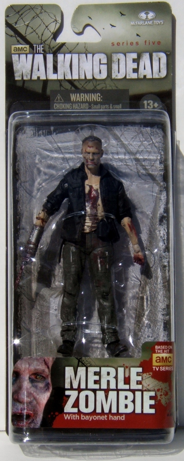 AMC The Walking Dead Merle Zombie w/Bayonet Hand Action Figure MOC - TV ...