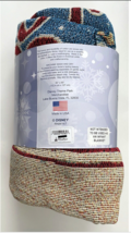 Disney Parks Mickey Mouse Tapestry Seasons Greetings Throw Blanket NEW image 3