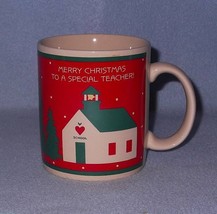 Hallmark Merry Christmas to a Special Teacher Coffee Tea Mug Cup - $4.99