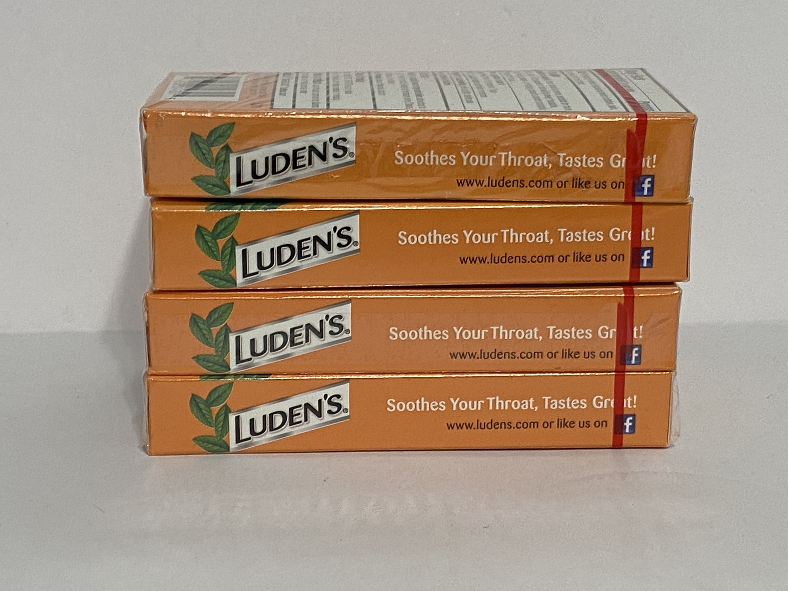 4 Ludens Menthol Throat Drops 20 ct ea Lozenge Oral Anesthetic