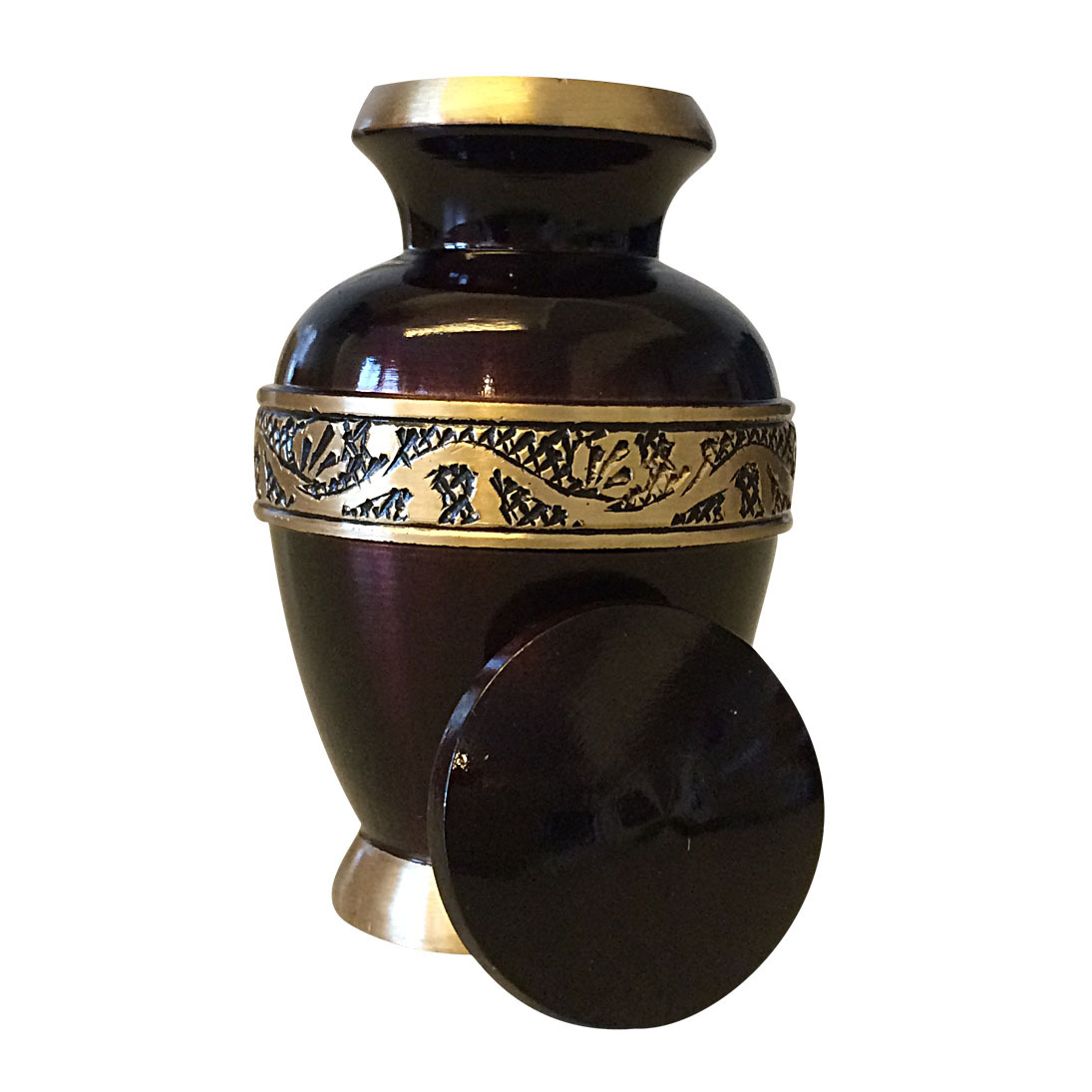 Classic Imperial Purple Small Keepsake Cremation Urn UK Cremation Urns