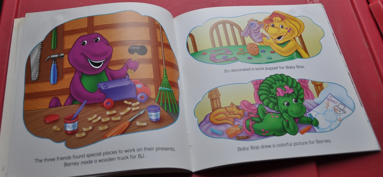 Children Book Lesson In Giving Barney The Purple Dinosaur Christmas