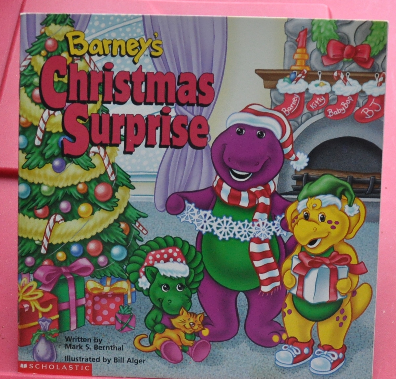 Children Book - Lesson in Giving - Barney The Purple Dinosaur Christmas ...