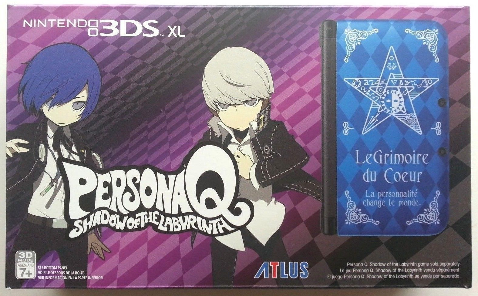 Nintendo 3DS XL Persona Q Edition Handheld Console WITH TWO GAMES Brand