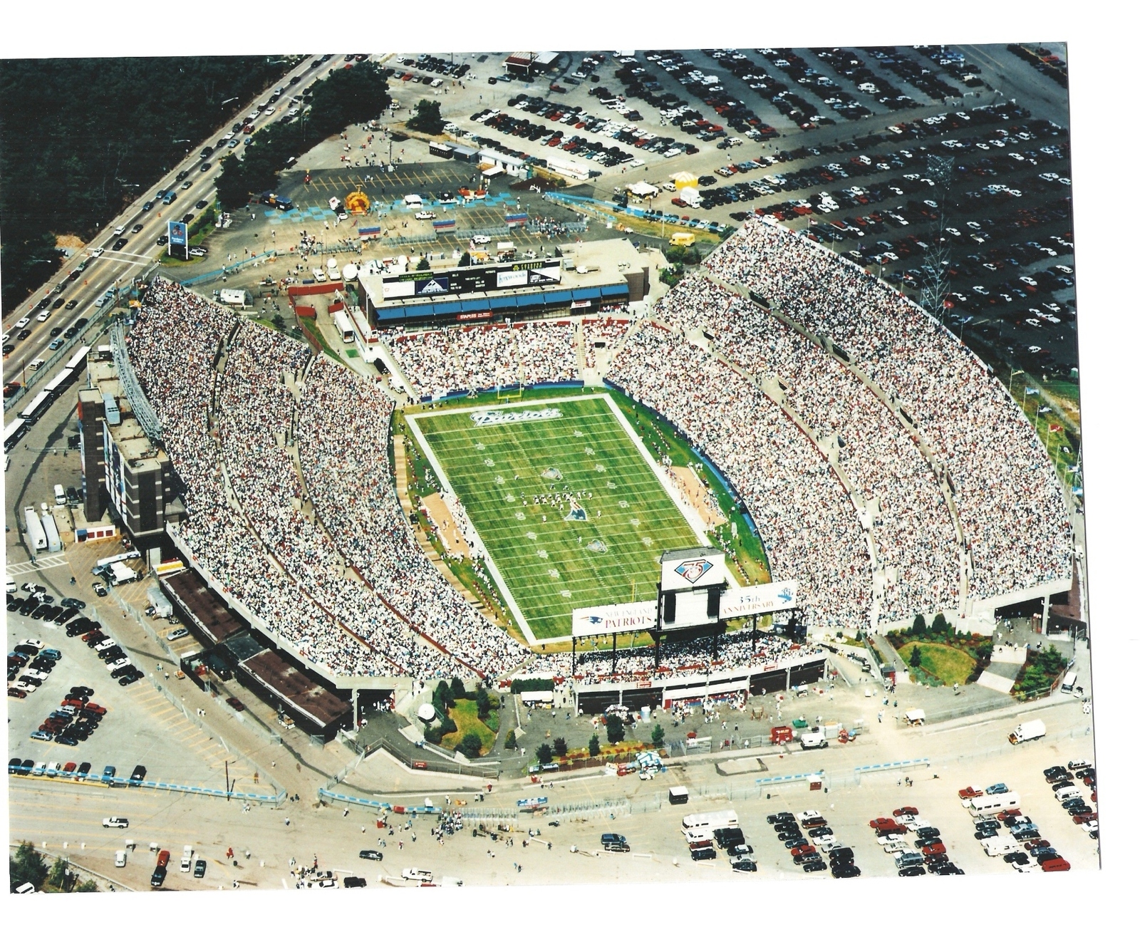 Foxboro Stadium New England Patriots 8X10 Color Football Memorabilia