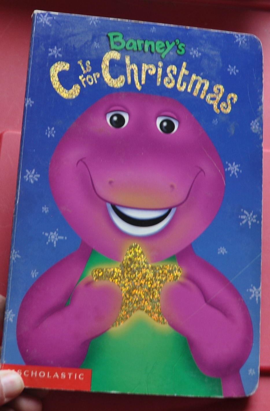 Learn to spell christmas w barney the purple dinosaur c is for