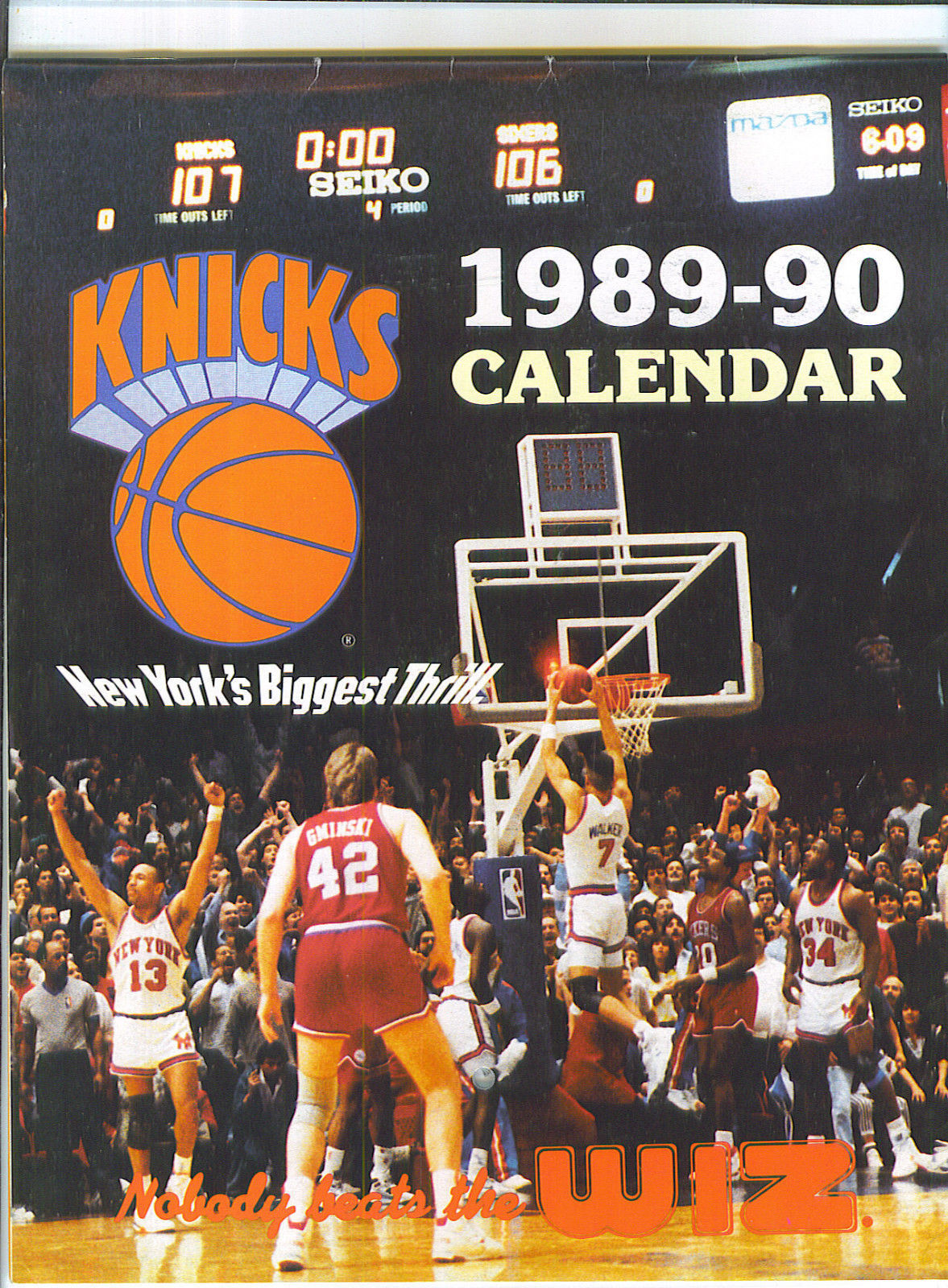Knicks Calendar Customize and Print