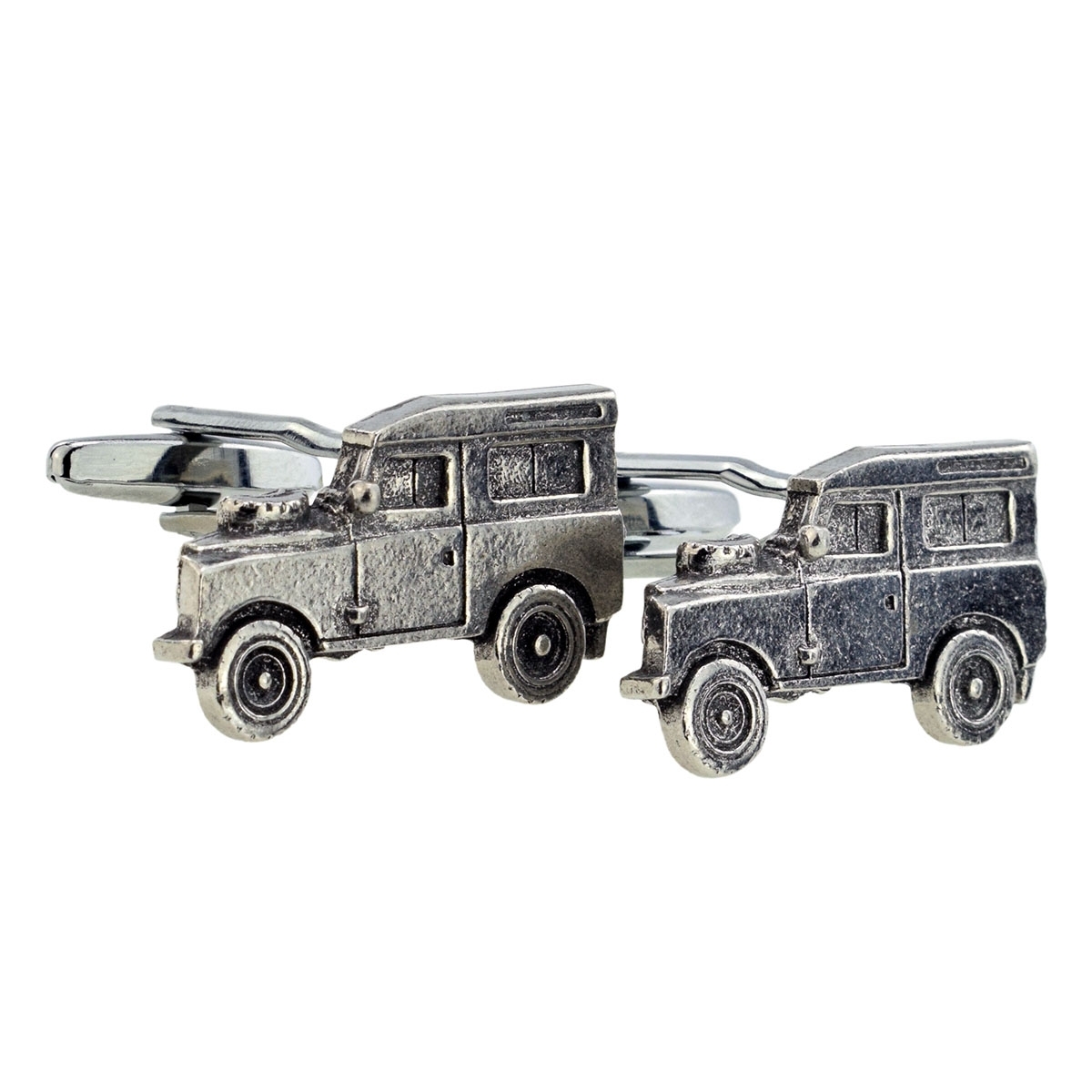 Country All Terrain 4x4 Vehicle Design English Pewter Cufflinks gift boxed