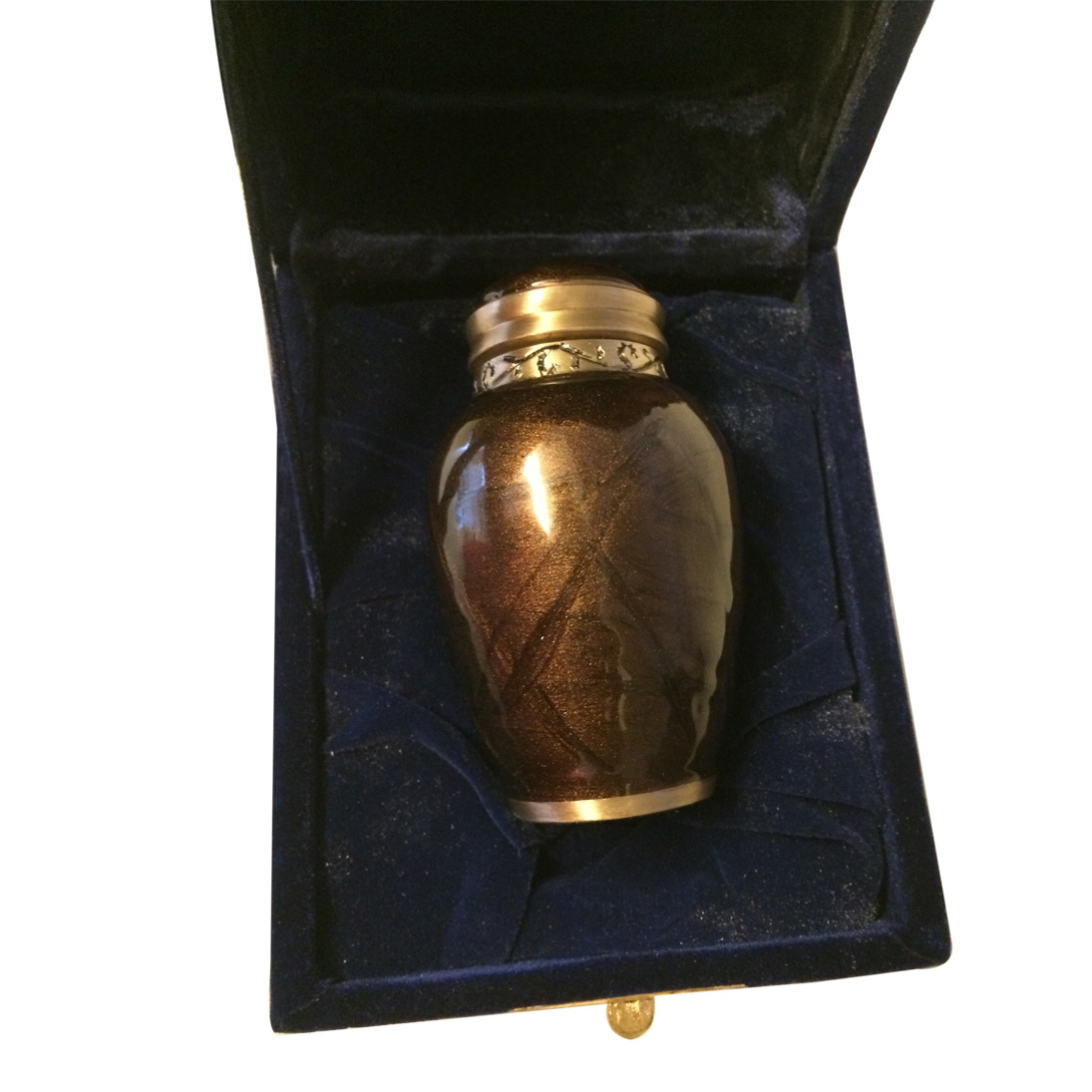 Blessing Bronze Small Keepsake Urn, Cremation Urns for Ashes Cremation Urns