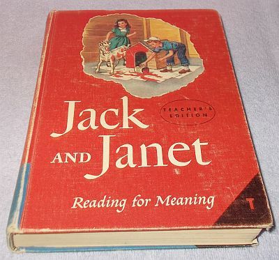 Vintage Jack and Janet Teachers Edition 1957 Child's School Reader Book ...