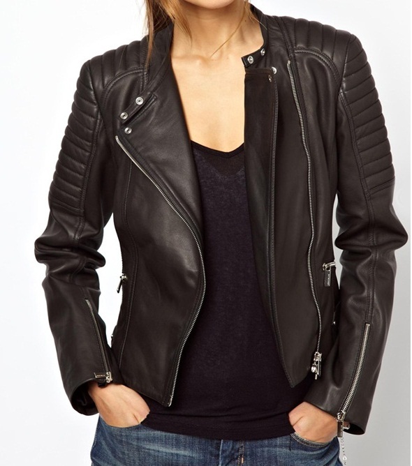 HANDMADE NEW WOMENS BROWN LEATHER JACKET, WOMEN FASHION BROWN LEATHER