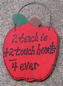 Teacher Gifts A9500 2 Teach is 2 Touch Hearts