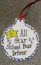Teacher Gifts  9015  All Star School Bus  Ornament - $1.95
