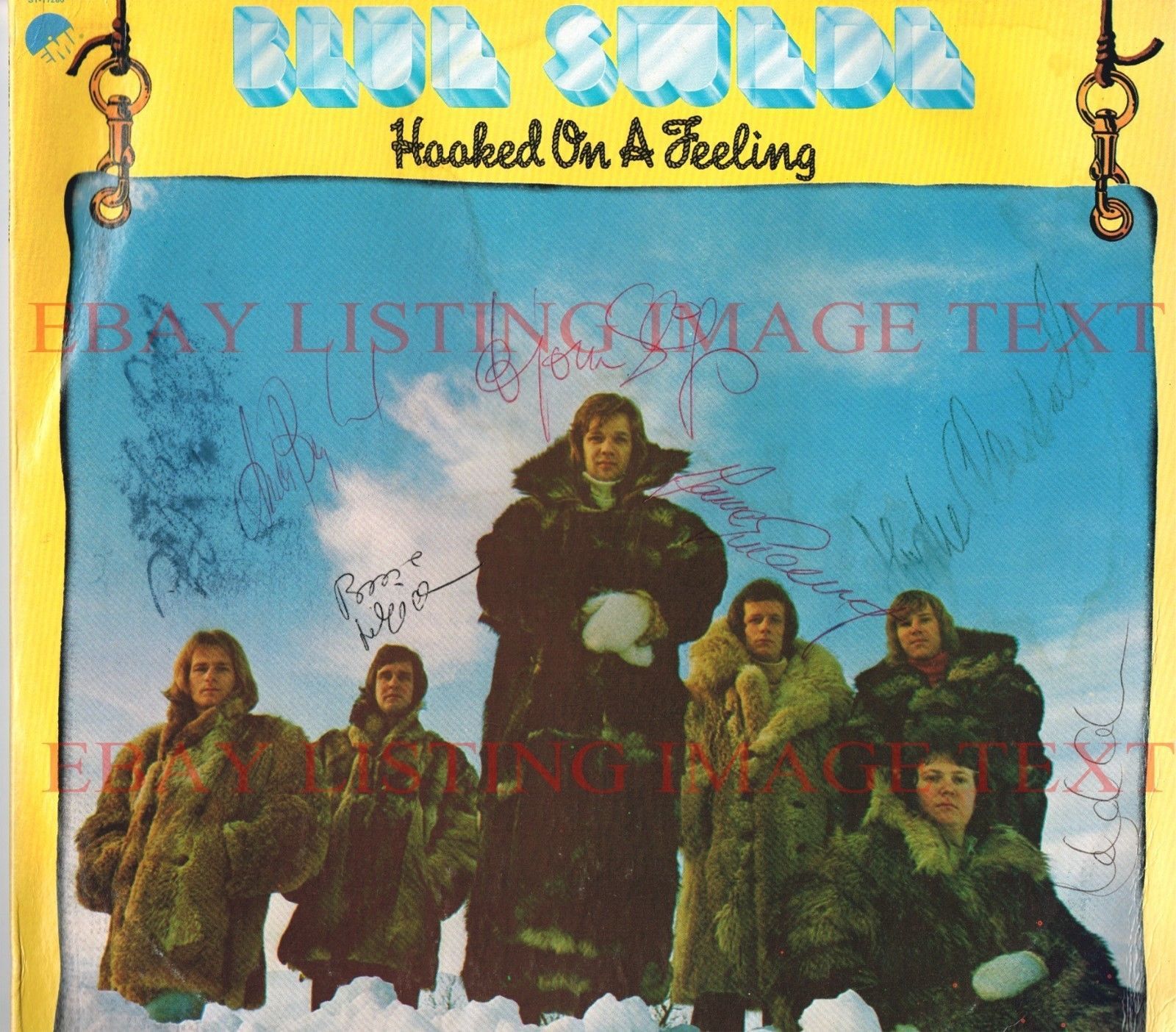 Blue Swede Band 7 Hand Signed Record Album and 50 similar items