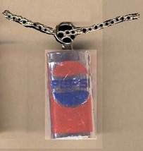 PEPSI CAN PENDANT NECKLACE-Soda Pop Cola Fun Drink Charm Jewelry - $4.97
