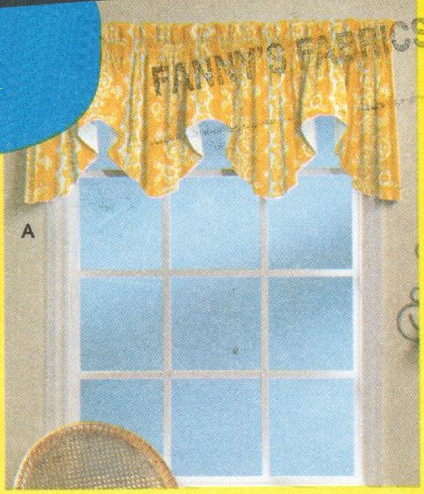 Window Curtains Valance Drapes Swag & Jabot Sewing Patterns For Dummies Sewing Patterns