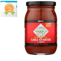 Tabasco Homestyle Spicy Chili Starter  - Makes 1 Quart - 16 oz jar Pack Of 3  - $18.00