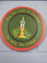 Primitive Wood Plate   RPL-23 Candle Plate - $8.95