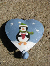 Christmas Ornament OR-510 Metal Penguin Ornament - $2.25