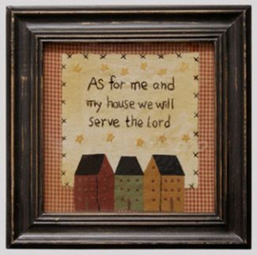 Wood Stitchery Sign  AFM1960-Me & My House Sampler - $15.95