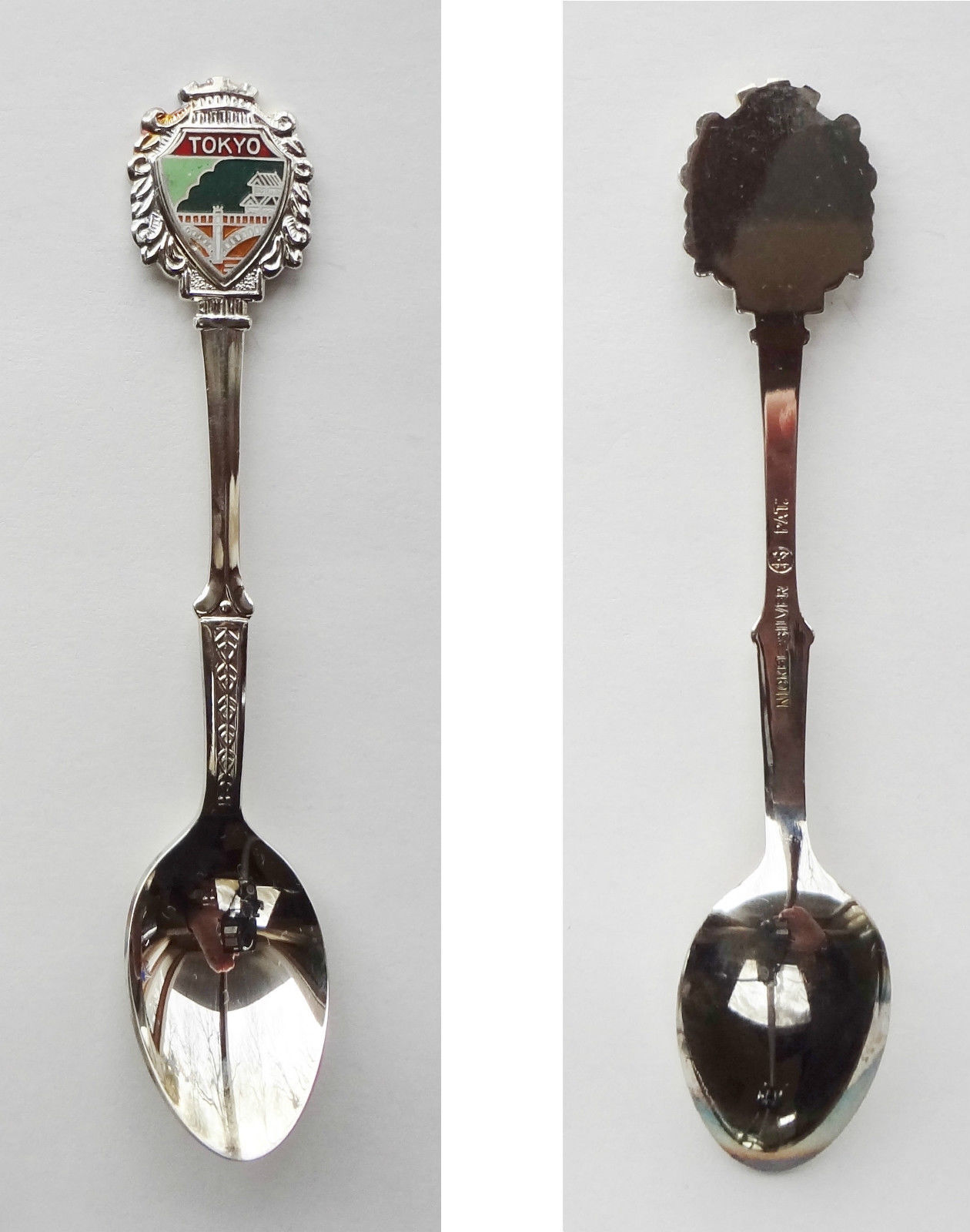Collector Souvenir Spoon Japan Tokyo Seimon Ishibashi Bridge Edo