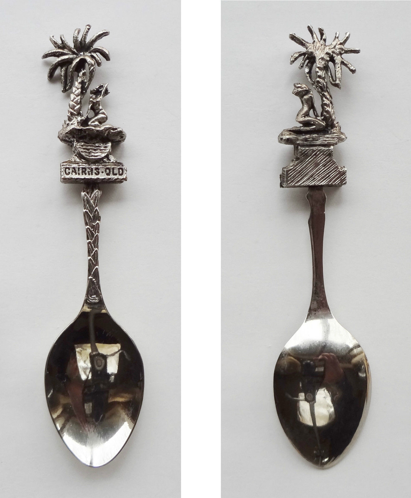 Collector Souvenir Spoon Australia Queensland Cairns 3D Bathing Beauty