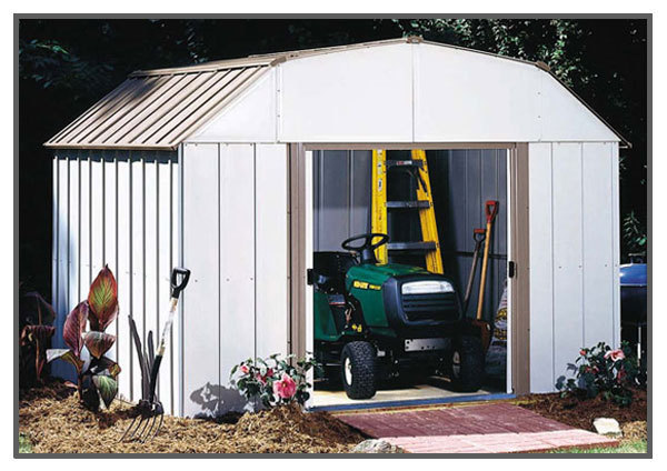 Arrow 10×8 Lexington metal shed - Garden &amp; Storage Sheds