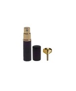 Travel Spray Atomizer Bottle with Perfume Funnel: 5 Ml Black Spray Atomizer & Go - $11.99