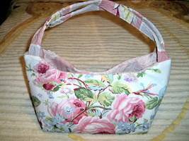 Vintage barkcloth purse floral1 thumb200