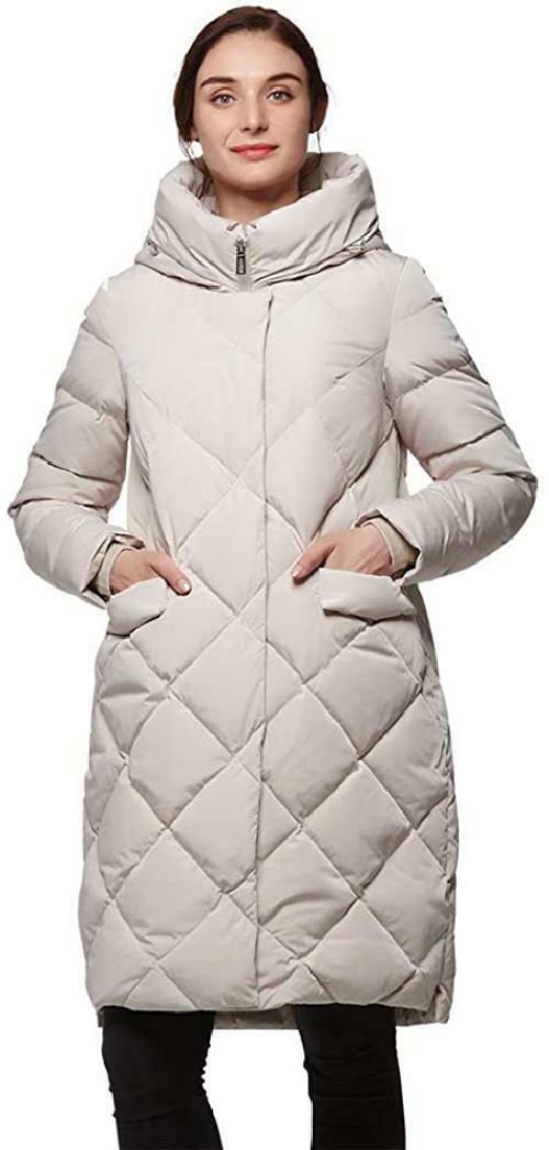 Universo Women'S Heavy Duty Thickened Hooded Long Down Coat Winter High ...