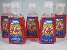 Bath & Body Works PocketBac Hand Sanitizer Set of 5  POW Smash Berry - $29.99