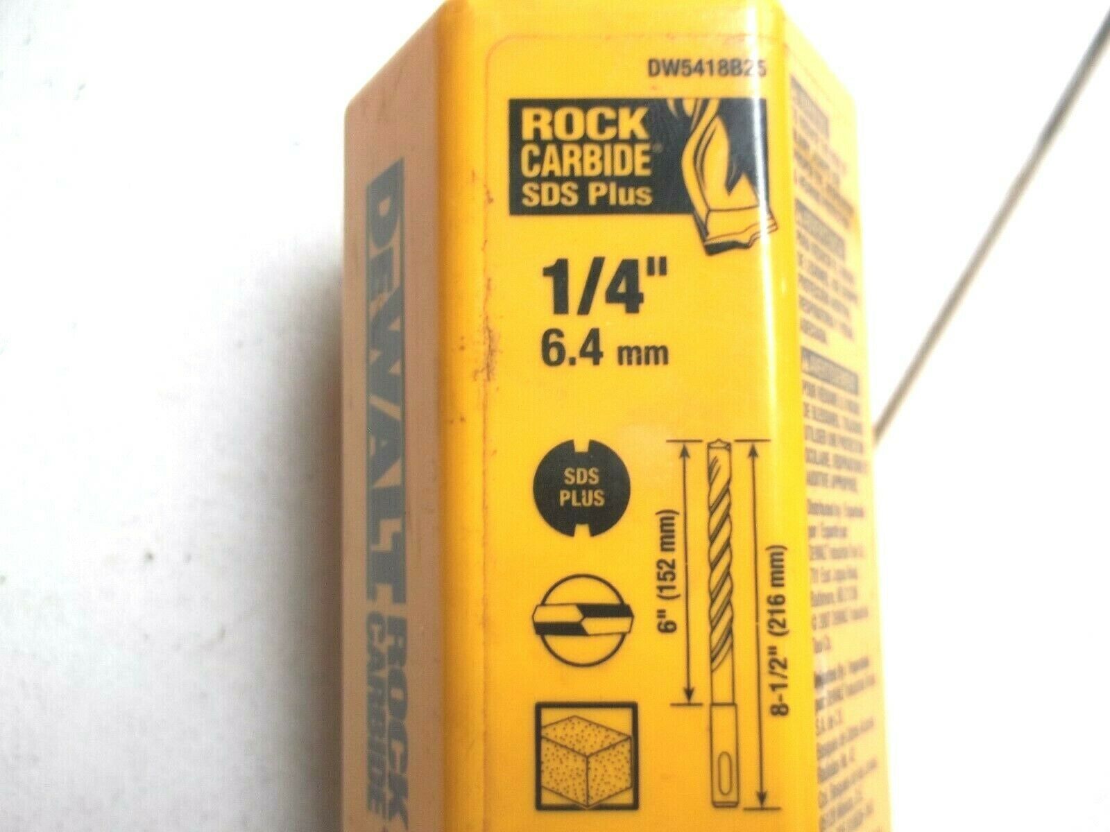 Hammer Drill Bit Germany DeWalt DW5400 5//32/" x 2/" x 4/" Rock Carbide SDS