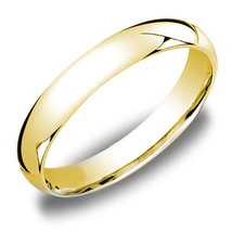3mm 14k Yellow Gold Sterling Silver Men's/Women's Wedding Band Ring Size's 5-13 - $19.49