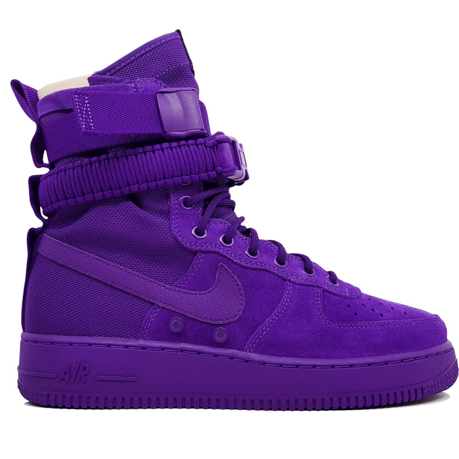 NIKE SF AF1 Air Force 1 One High Boot Court Purple 864024-500 size 10 ...