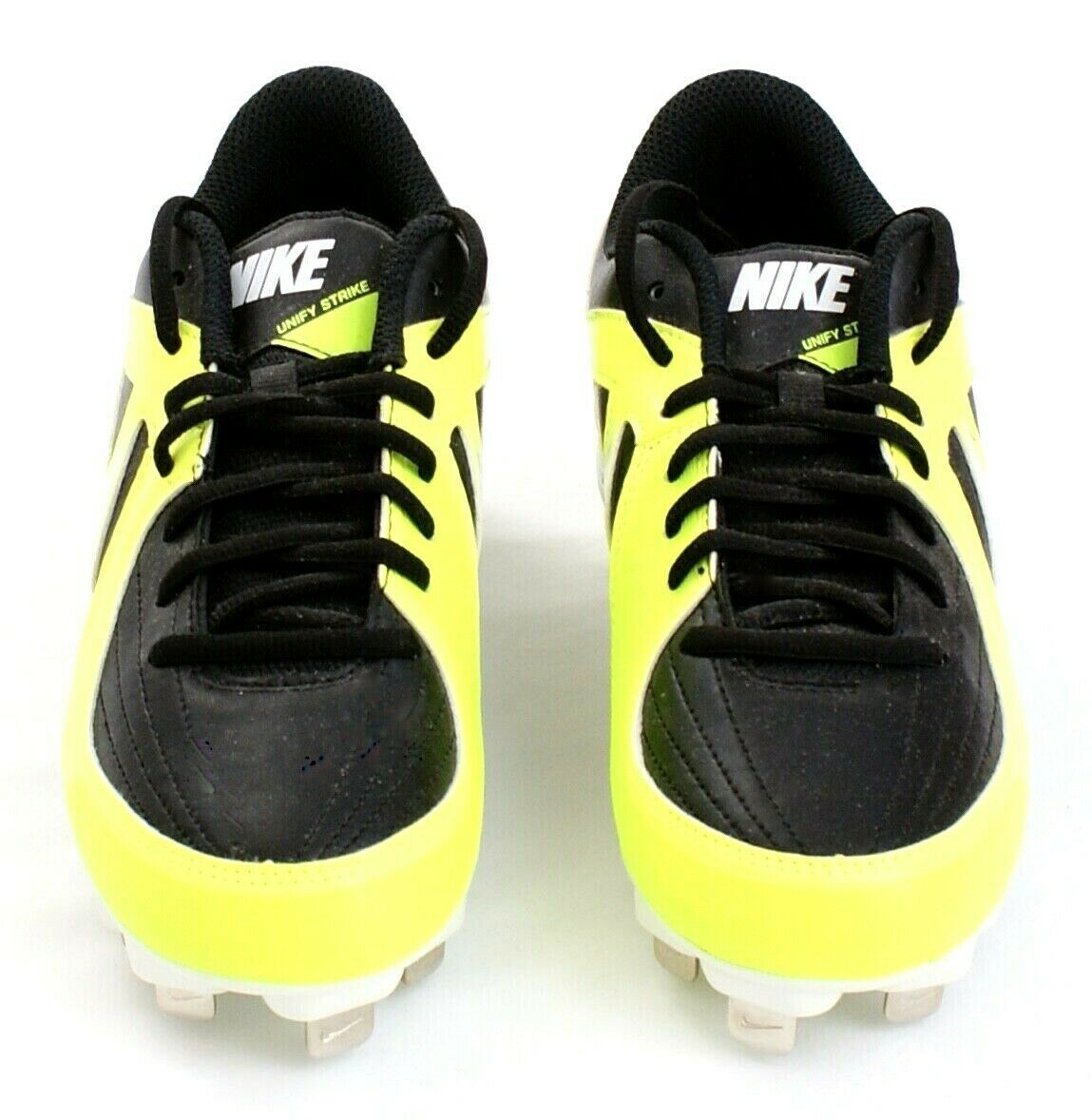 black and yellow softball cleats