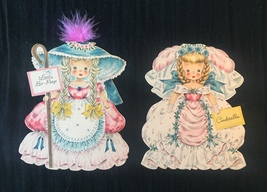 Vintage 40s Hallmark Dolls Collector Album with 7 Original Dolls image 4
