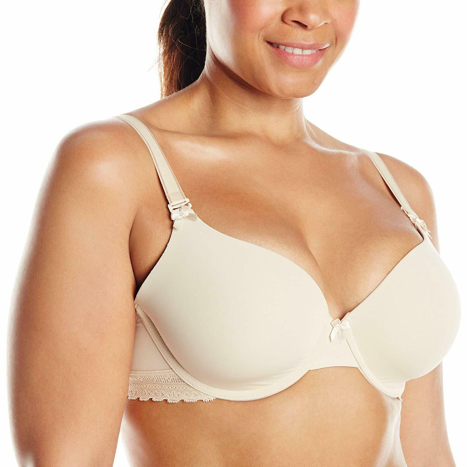 Paramour BARE Memory Foam Convertible TShirt Bra, US 34DD, UK 34DD Bras & Bra Sets