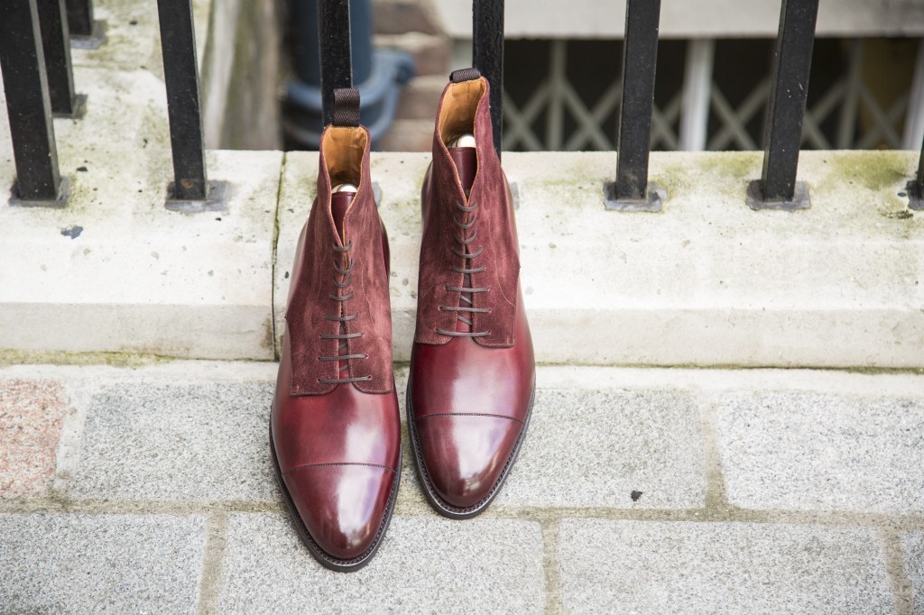 burgundy suede boots mens