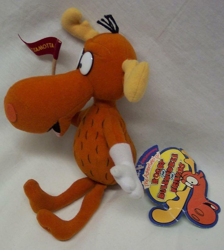 rocky and bullwinkle plush toys