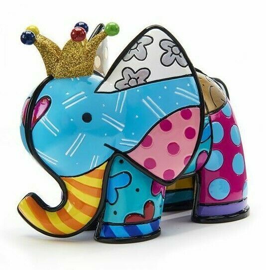 Primary image for Romero Britto Lucky Elephant Figurine 10th Anniversary Special Edition #334534