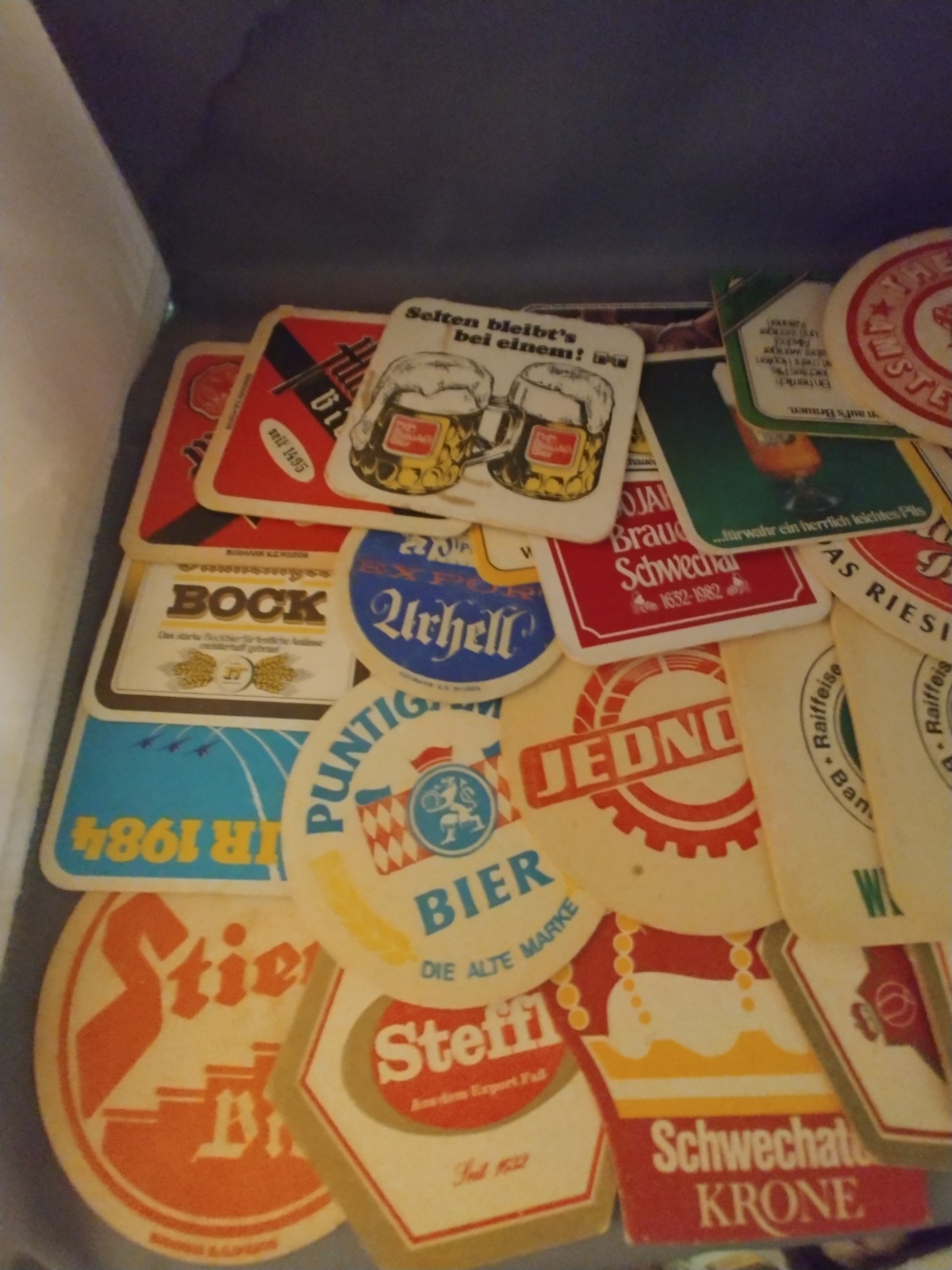 Bulk Lot of 23 Cardboard Bar Coasters Coasters