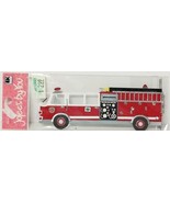 Jolees by You Fire Truck Fire Engine Dimensional Sticker Scrapbooking - $1.97