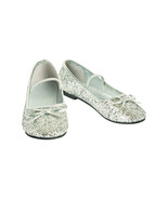 Rubie&#39;s Girl&#39;s Costume Ballet Shoes, Silver, 9/10 - $60.53